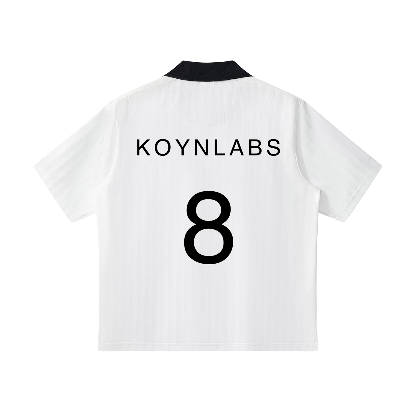 KOYNLABS Contrast Collar Striped Football Jersey