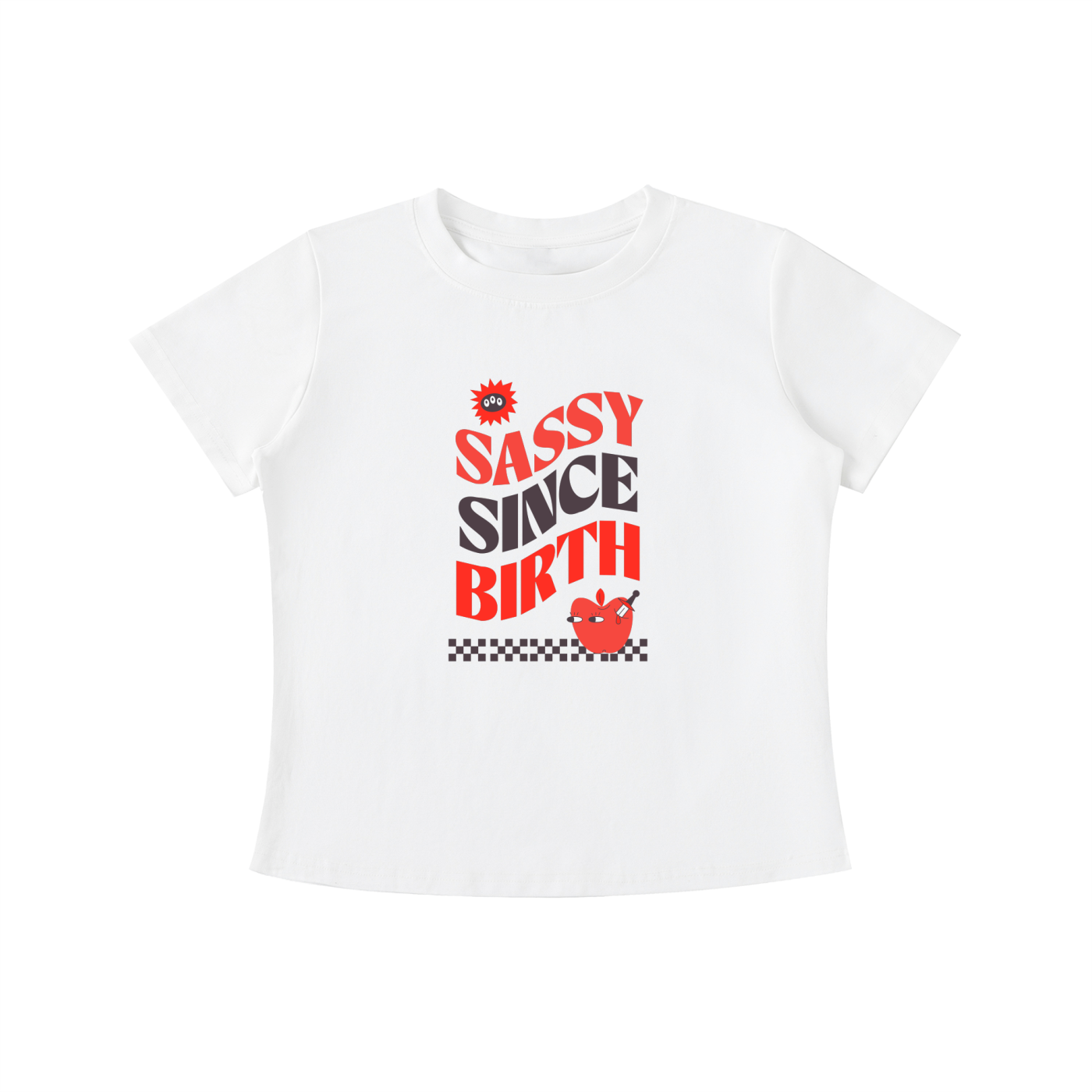 Sassy Vintage Wash Slim Fit T-shirt