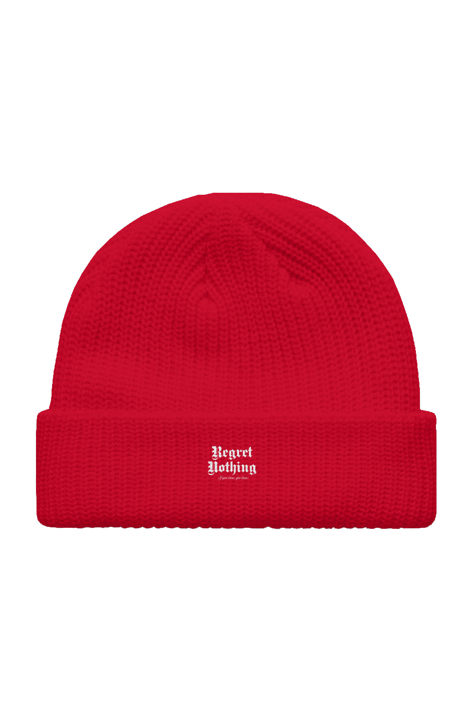 Regret Nothing Fisherman Beanie