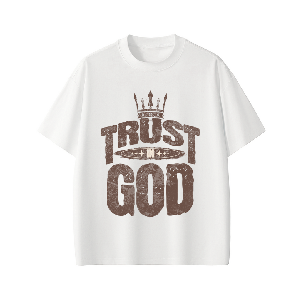 Loose Fit Trust in GOD T-Shirt