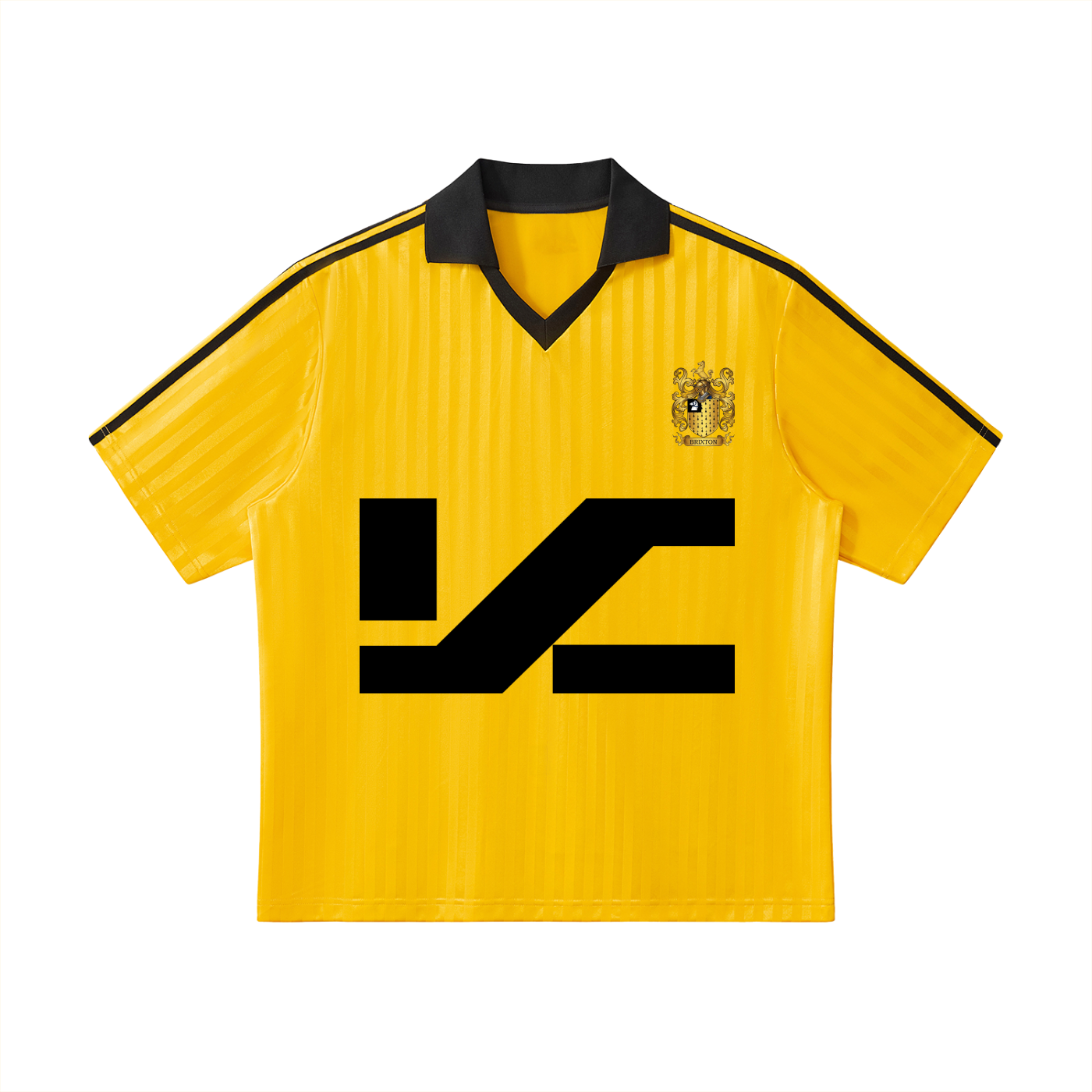 KOYNLABS Contrast Collar Striped Football Jersey