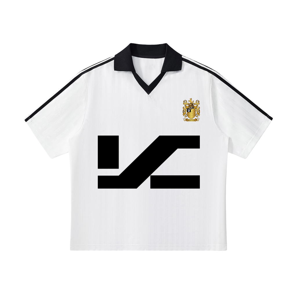 KOYNLABS Contrast Collar Striped Football Jersey