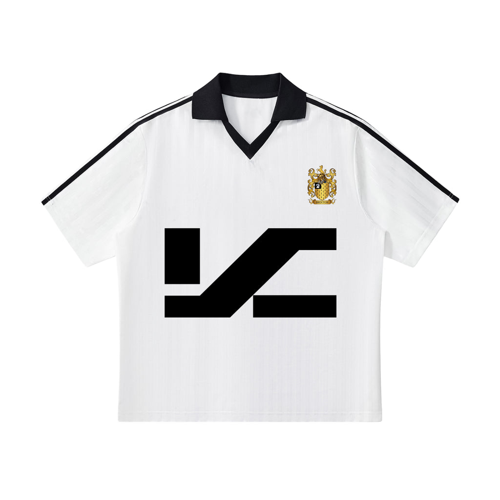 KOYNLABS Contrast Collar Striped Football Jersey