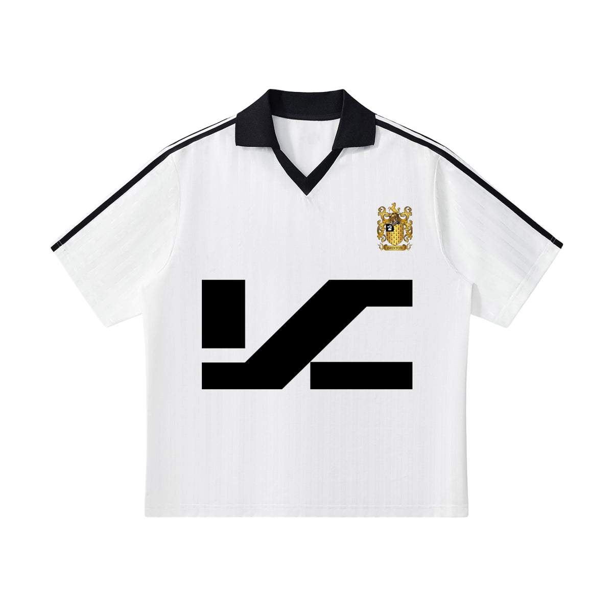 KOYNLABS Contrast Collar Striped Football Jersey