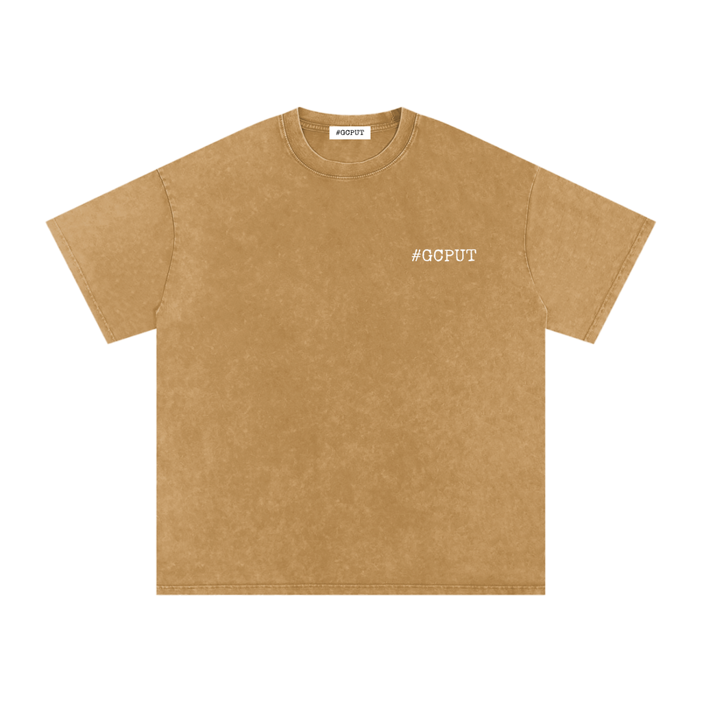Minimal Snow Washed Oversized T-Shirt